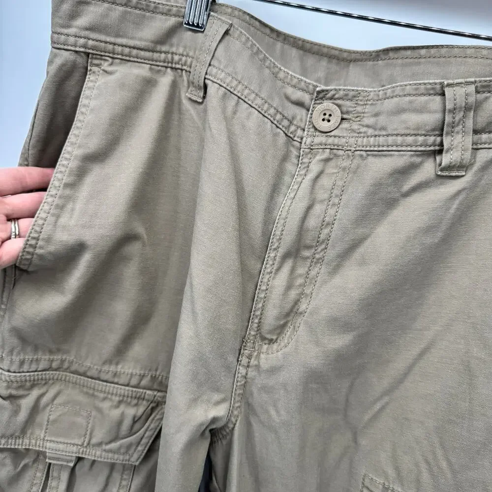 The North Face Cargo Pants Mens 34‎ (35x29 ACTUAL) Khaki Coastal Cotton Vintage